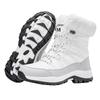 Plus-Size Women's Waterproof Winter Snow Boots, Warm Fleece-Lined, Long Tube Design, Outdoor Sports Fashion.