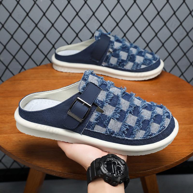 Mens Slippers 2025 Breathable Casual Outdoor Summer Sneakers Shoes Walking Hiking Slides Luxury Designer Fashion Home Loafers