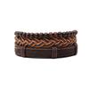 Retro Ethnic Style Woven Cowhide Bracelet DIY Set for Men