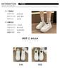 Platform White Shoes Women's Spring and Autumn Hong Kong Style Increases 2025 New Versatile Casual Sports Shoes Niche Board Shoes Ins Tide