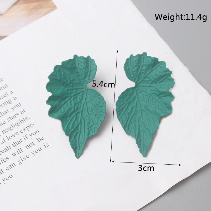 Cercei lungi cu cristale verzi pentru femei, cu pandantive în formă de floare, imitație zirconiu, cercei cu frunze metalice, cadou pentru petrecere