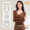 Women's Seamless Cashmere Silk Thermal Underwear Set - Autumn/Winter Chest-Pad Free Warmth