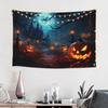 Halloween Trick Or Treat Print Tapestry Wall Hanging Blanket Tapestry Home Decor Items Wall Decorations