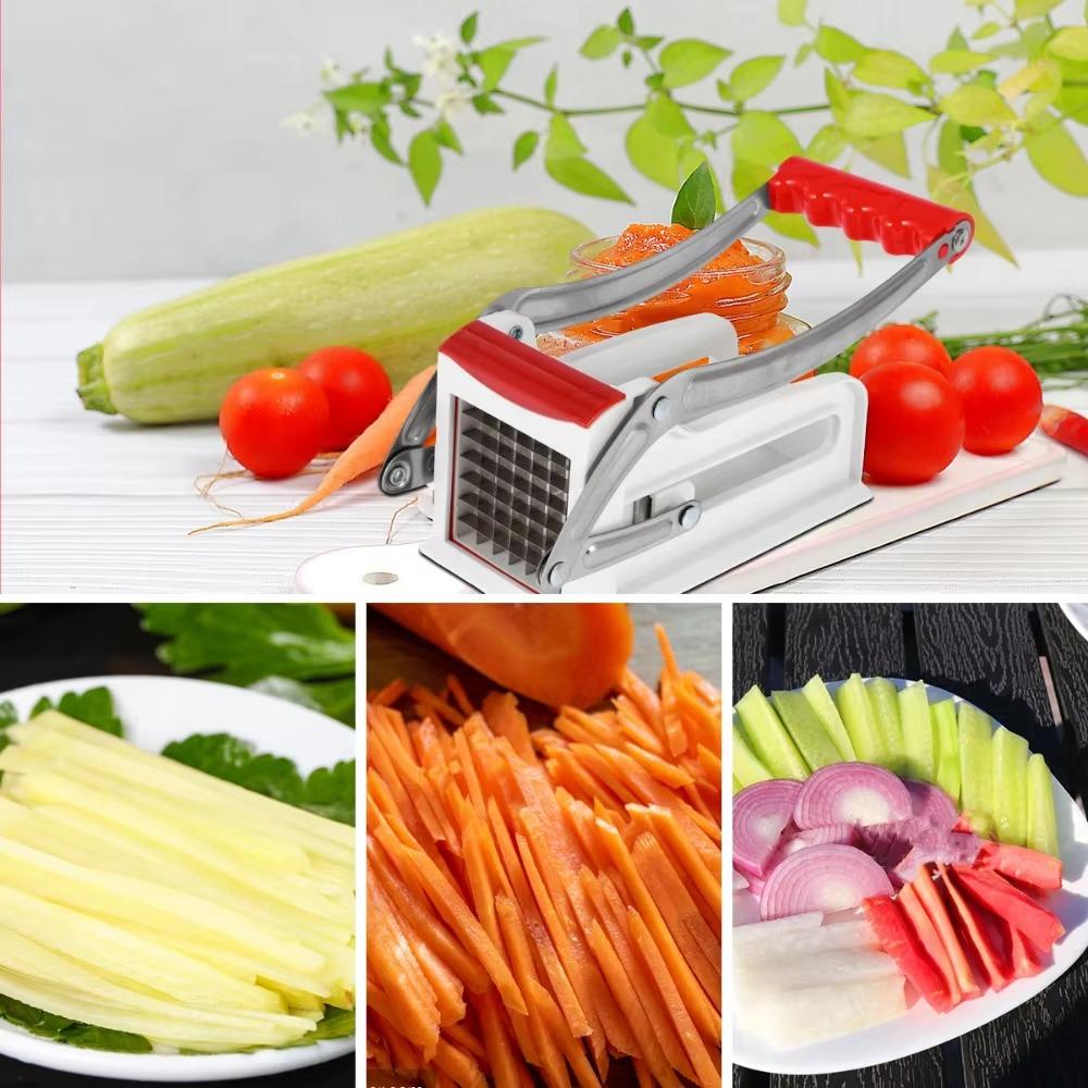 Potato Slicer Smallscale Portable Kitchen Tool Household Press Type Slitter Hand Movement Carrot Slicing Gadget Kitchen Supplies