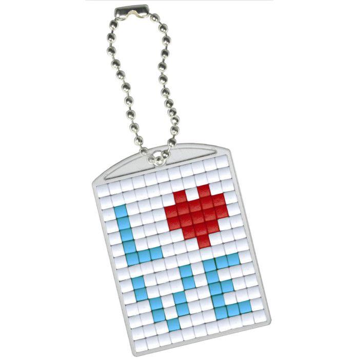 PIXEL Creative Keychain Kit 4x3cm Love