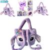Disney Stitch Lavender Angel Shoulder Bag Plush Large Capacity Cute