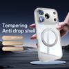 Magnetic Ring Stand Cover Case For iPhone 17 Pro Max 16 15 14 13 12 Pro Max Luxury Lens Protector Film Hybrid TPU+PC Clear Back Phone Holder Cover
