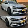 Fit for VW Polo Mk6 Typ AW Standard TSI TDI 2018 2019 2020 2021 2022 Front Bumper Splitter Lip Diffusers 3pcs