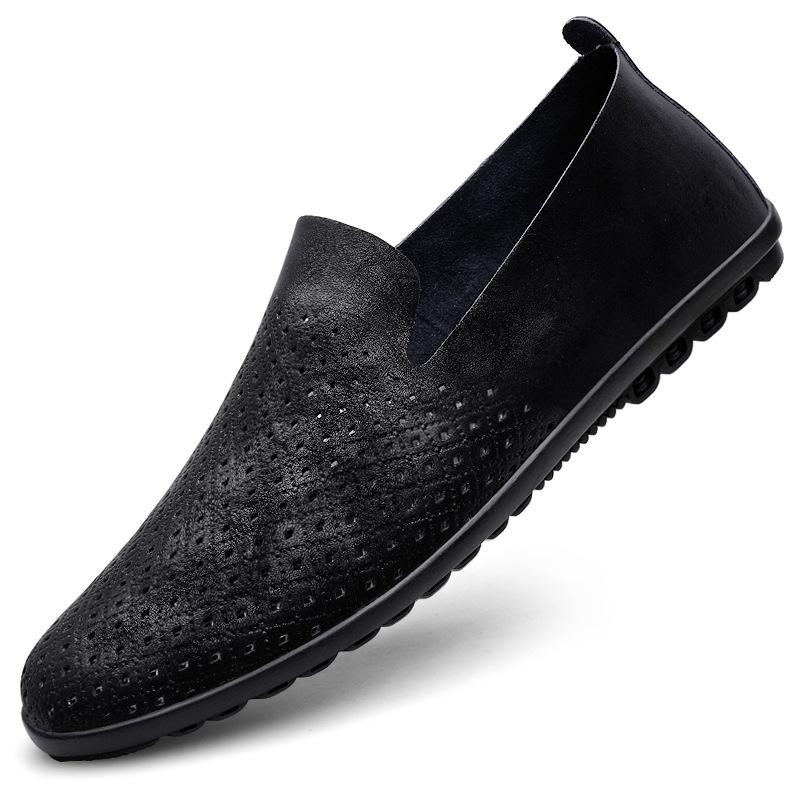 Bean Bean Men s Cowhide Slip-On Casual Leather Shoes 50