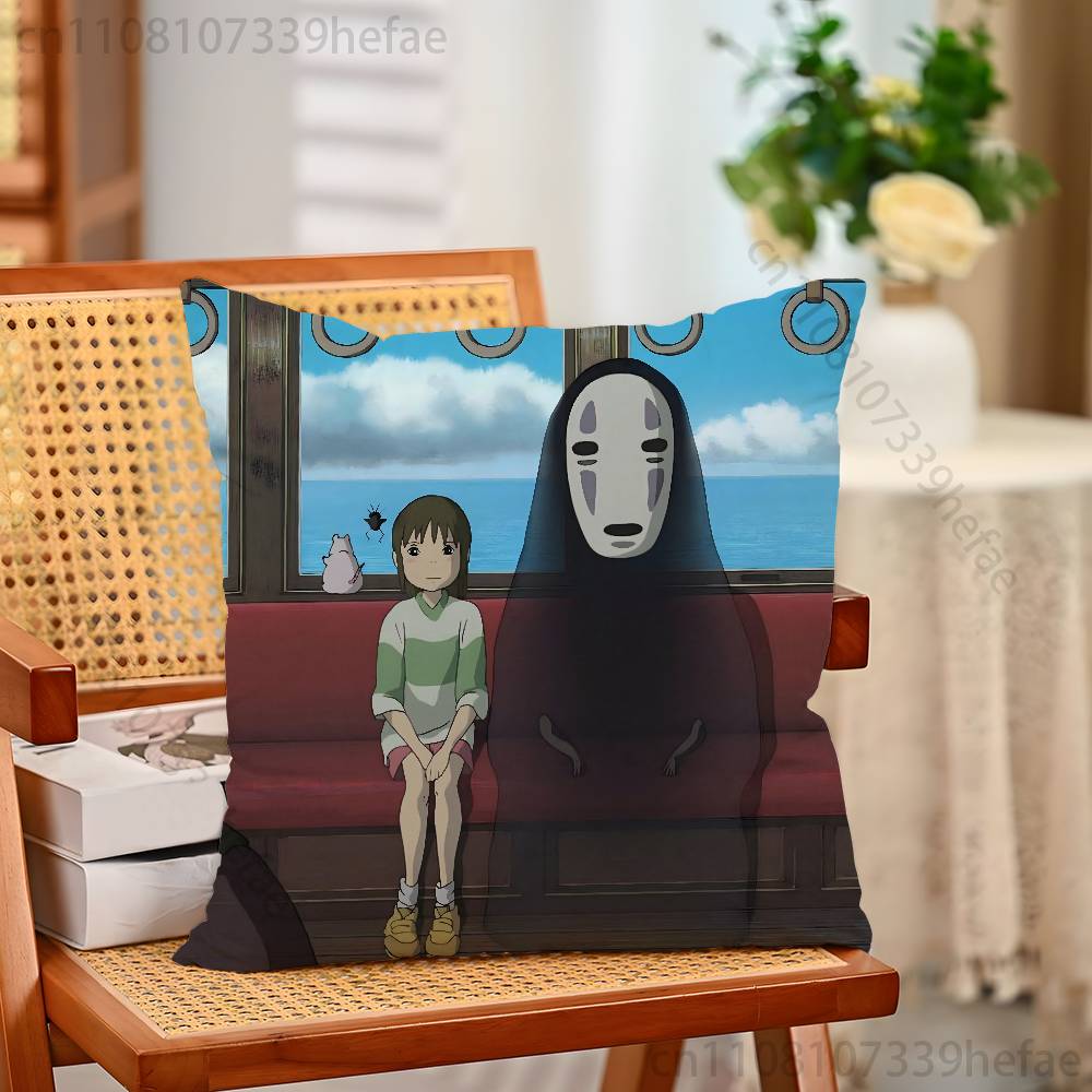 

Sen to Chihiro no kamikakushi Throw Pillow Case For 45x45cm55x55cm30x30cm For Home Bedroom Decoration And Protector 30x30cm