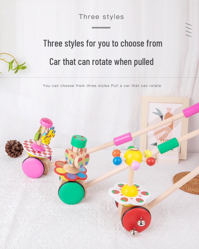 Kids' Single-Bar Walker Pushchair Toy for Learning To Walk