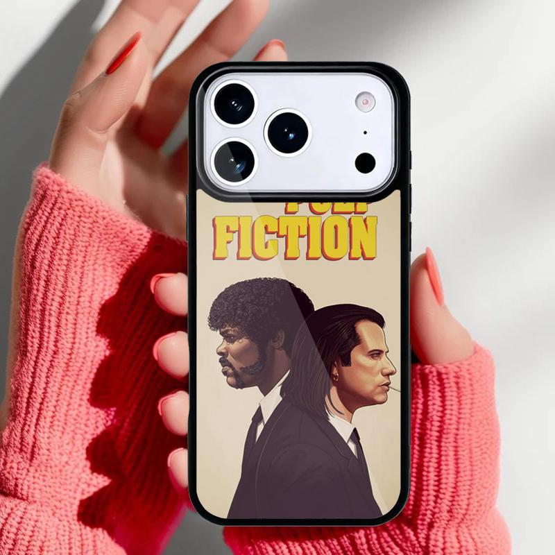

Movie Pulp Fiction Phone Case for iPhone 17 Air 16e 15 14 13 Pro Max Back Cover for 12 11 Pro Coque iPhone 14 Plus