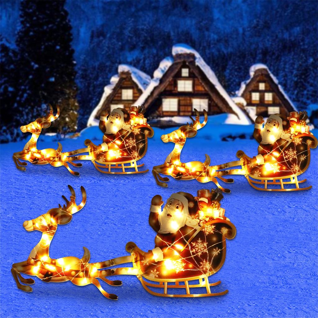 Glowing  With Wapiti Holiday Decoration Outdoor Decoration