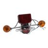 Compatible with Honda CM125 Brake Light and Chunlan Tiger Taillight Assemblies, with Rear Turn Signals.