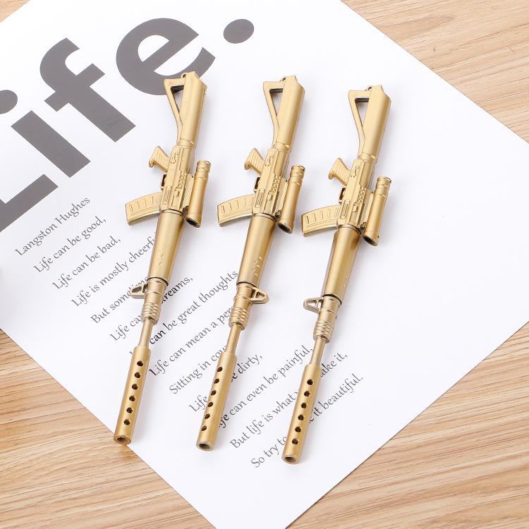Creative Gun-Shaped Ballpoint Pen – Cute, Water-Based Signature Pen for Students & Gifts