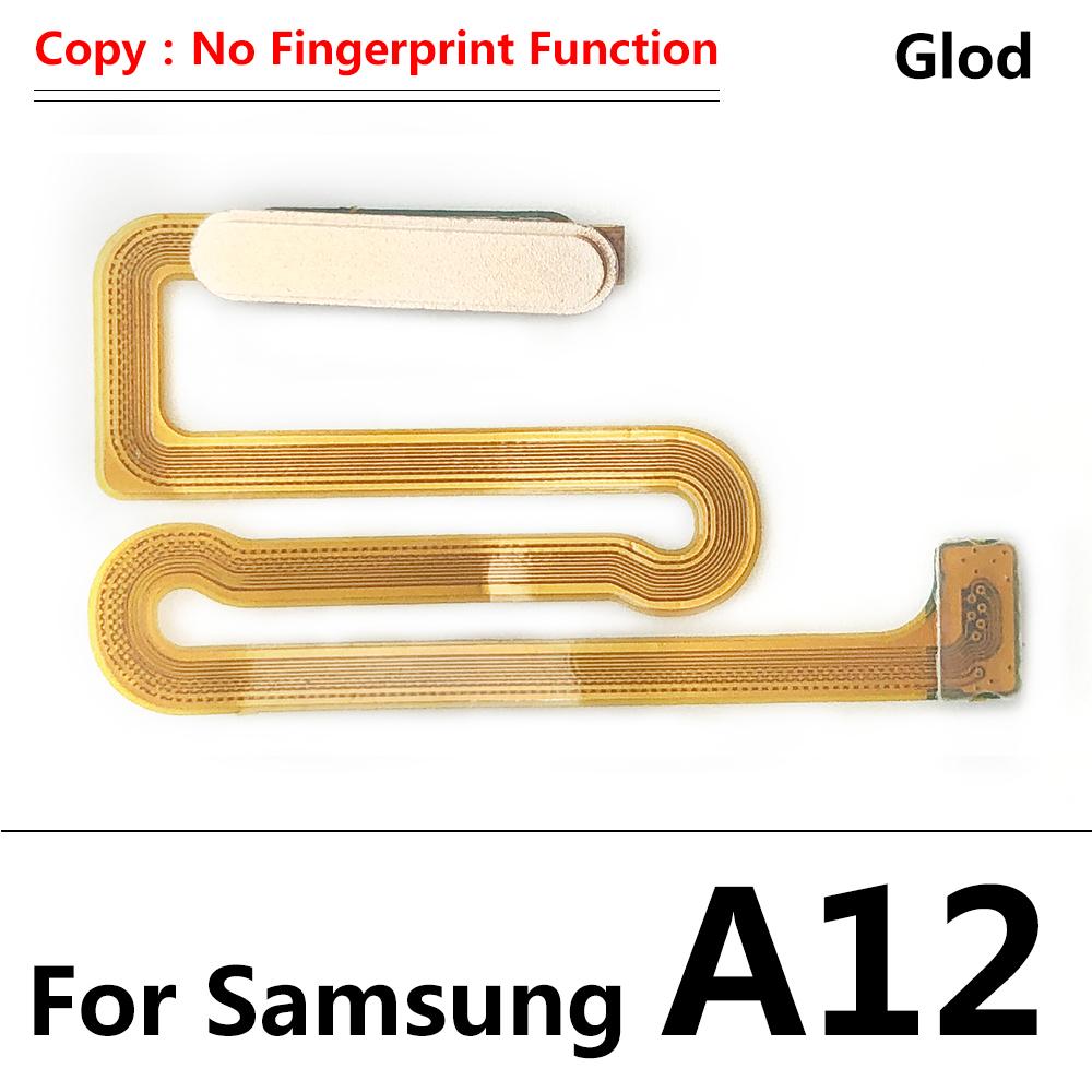 Fingerprint Scanner For Samsung A12 A125 A125F ID Home Button Copy NO Fingerprint Menu Return Key Recognition Sensor Flex Cable