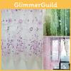 Floral Tulle Curtains Country Style Home Decor Multicolor Print 106/79in Rod Type