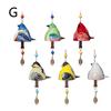 Bird Song Bell For Wall Window Door Wind Bell Hanging Ornaments Garden Patio Decor Craft Pendant  For Wall Window Outdoor