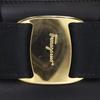 Salvatore Ferragamo Vara ribbon Handbag 2WAYShoulder black leather Women Used
