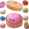 Glitter Dumpling Glitter Dumpling Squishy with Box Dumplings Sensory Squeeze Toy for Stress Relief