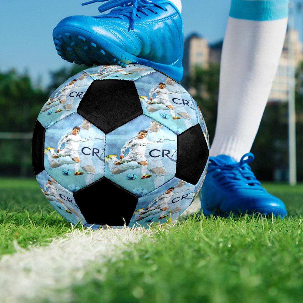 Size 5 Printed Football Resistant Outdoor Training Soccer Ball