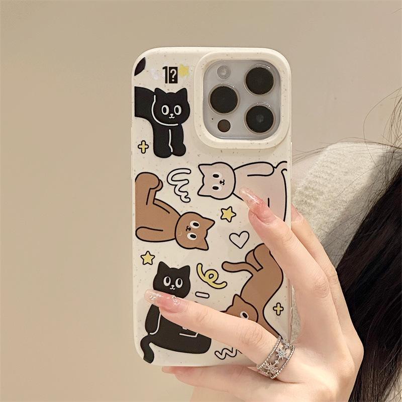 Coque pour iPhone 15 Pro Max pour femmes, Design de dessin animé mignon pour 16 Pro/14/13/11 Pro/Xs/Xr