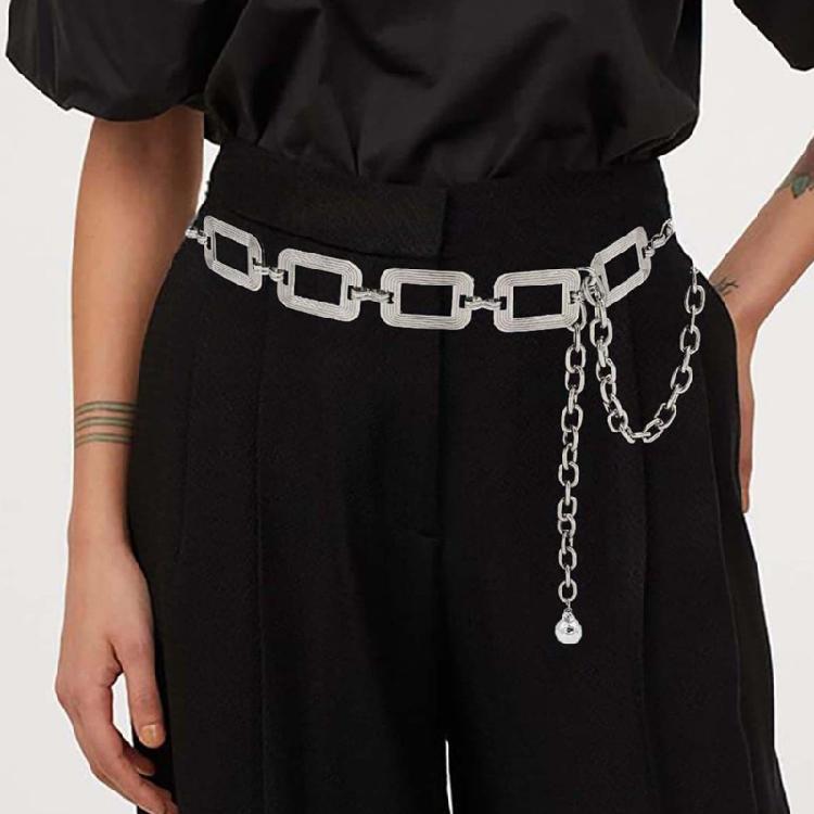 Fashionable Waist Jewelry With Metallic Accents Versatile Belt Chain For Dresses Tops And Festivals