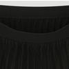 [shs Miss] Layer Pleated Banding Skirt Sawsko12020 Bk