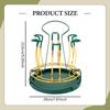 Cups Drying Rack Stand Drinking Glass Drainer with Drainboard Tray Stylish Mug Organizer
