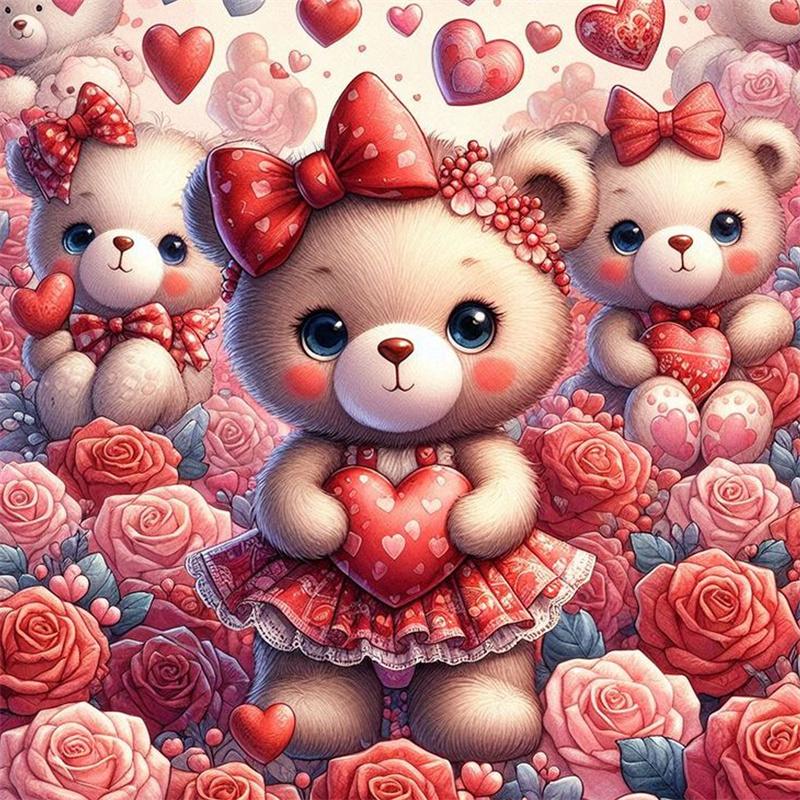 

DIY Diamond Art Embroidery Kit Colorful Childlike Artificial Diamond Decoration Hanging Painting 5D Diamond Painting 20x20cm