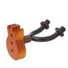 Guitar Hangers Hook Wall Mounted Beech Wood Iron and Rubber Guitar Holder Hook for Home Music Instrument Shops