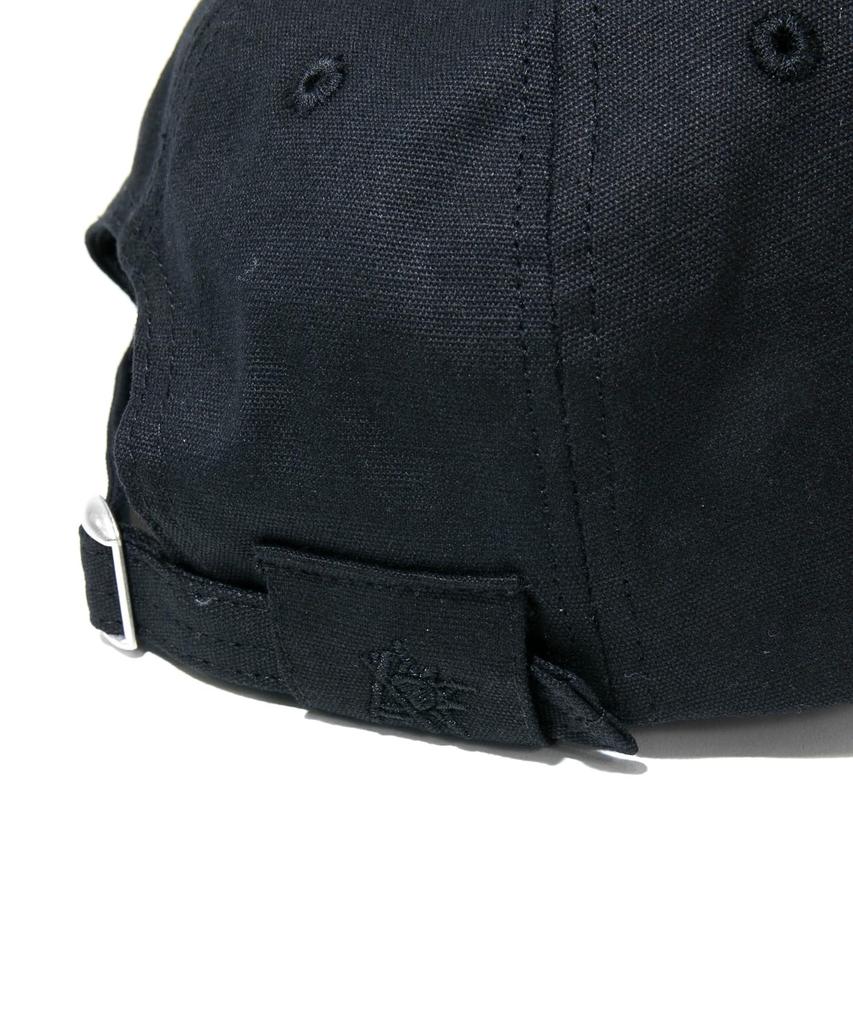 [go slow caravan] 342901 Light Canvas Logo BB Cap, Black, Free Size