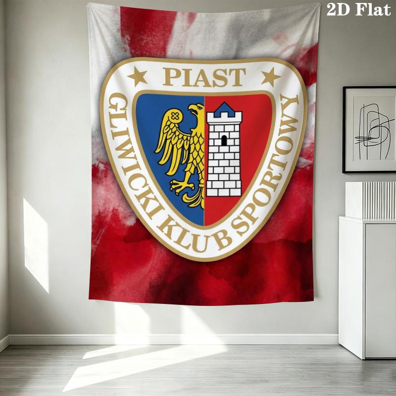 Piast Gliwice Wall Tapestry Aesthetic Wall Hanging Printed Fabric Blanket Decorative Tapestries For Bedroom Living Room Home Decor