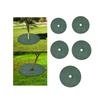 10 Pieces Tree Weeding Barrier Mats Garden Weeding Barriers Tree Protector Mats for Landscaping Patio Outdoor Tree Grass