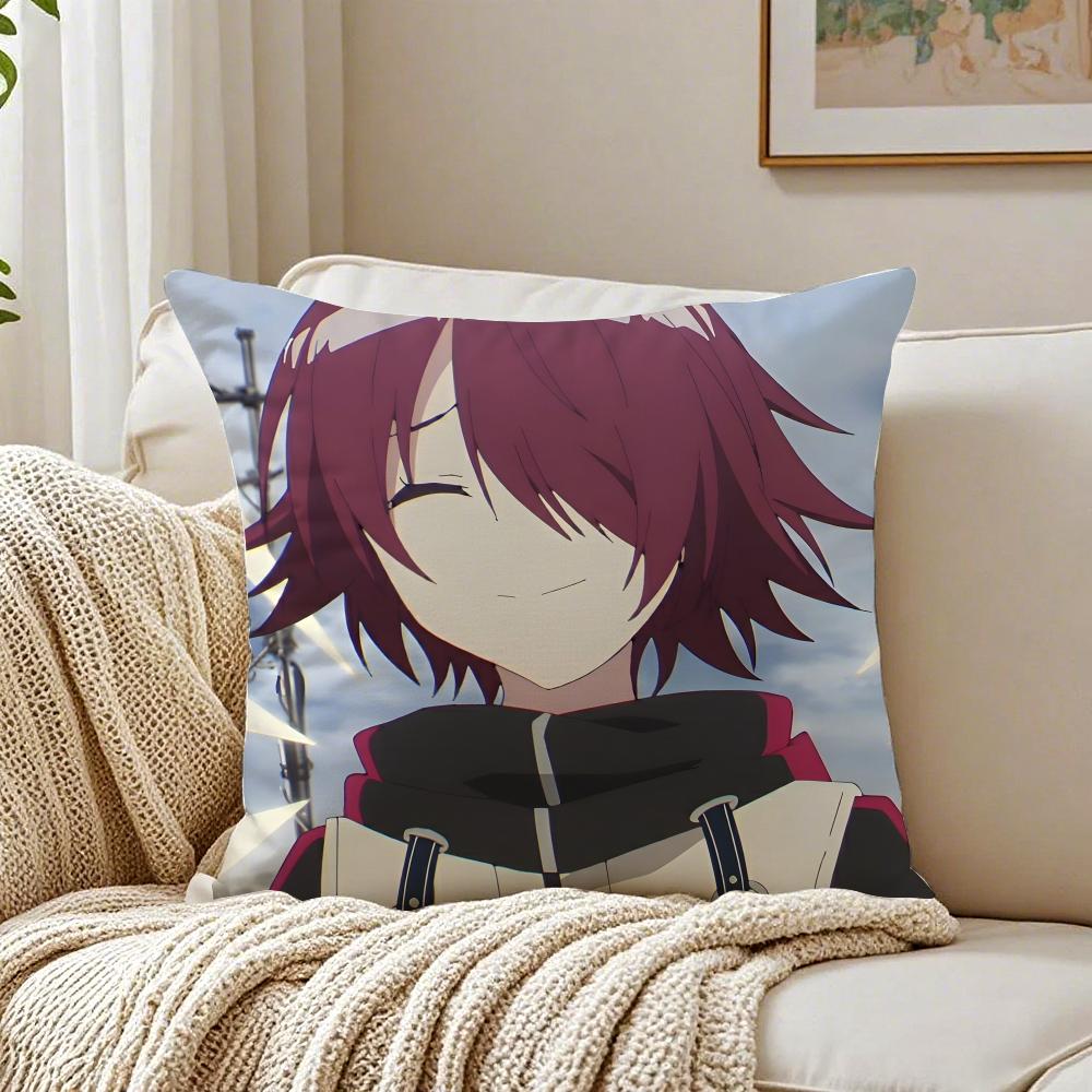 Trending Arknights Exusiai 2D Game Cushion Cover Pillowcase Antidustmite living Room Sofa Decor Cushion Room