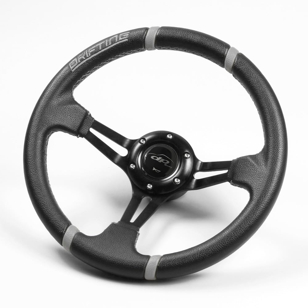 Deporacing Deporacing Руль, 32 мм Глубокий конус, 70 мм, Дрифт, Искусственная кожа, ПВХ, Спортивный руль, Универсальная посадка (DD32PG)
