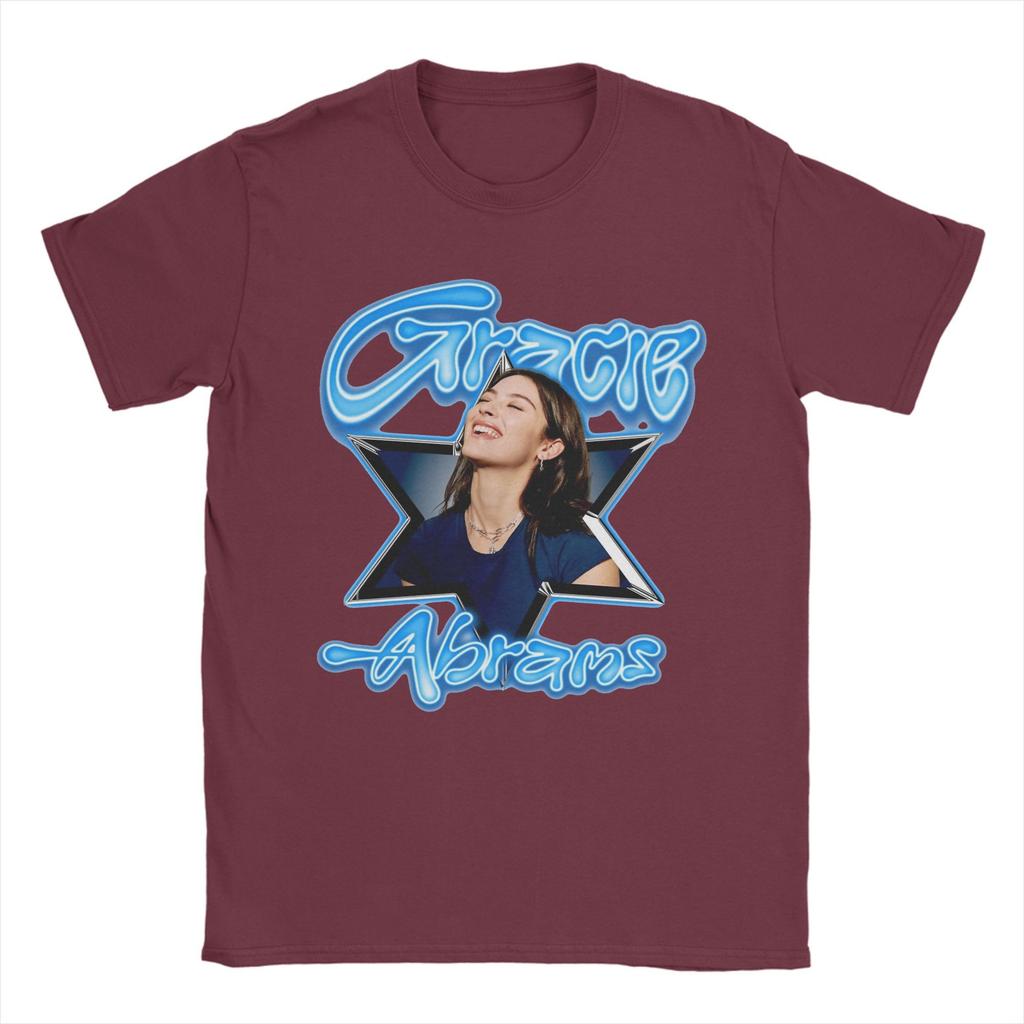 Gracie Abrams Men T Shirt  Novelty Tees Short Sleeve Crew Neck T-Shirt Pure Cotton Unique Clothes