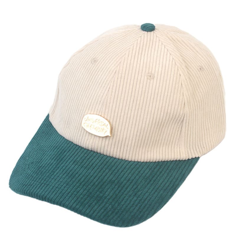 Universal Chemistry Corduroy Navy Beige Campcap Camp Cap