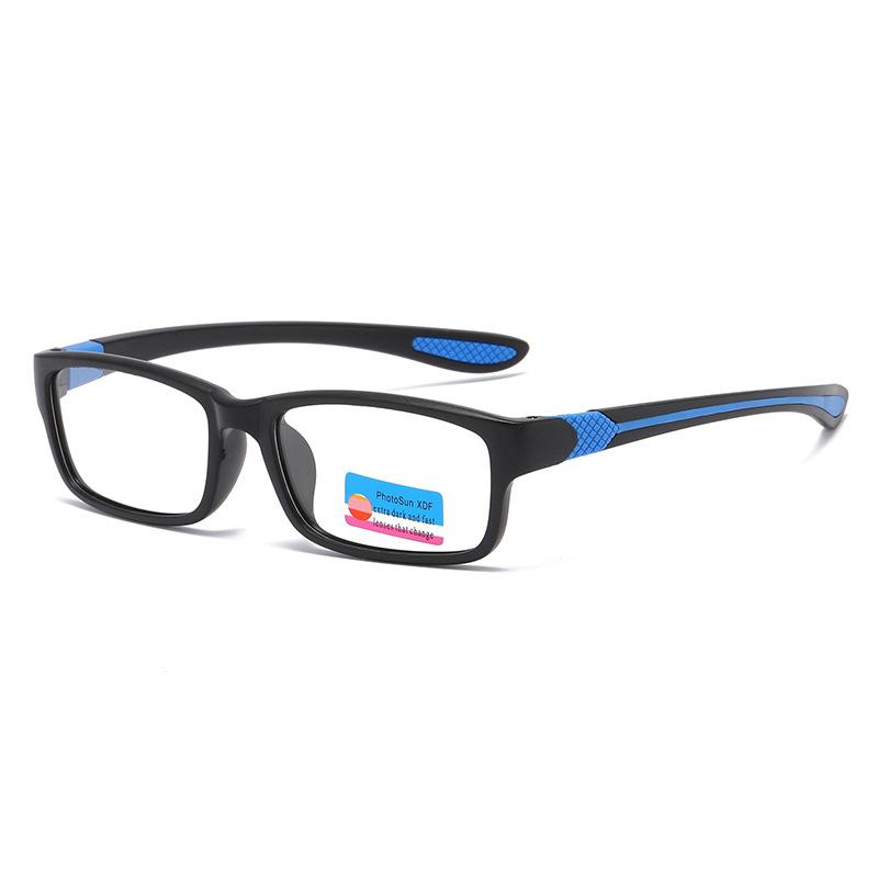 Business Style Ultralight Anti Blue Light Reading Glasses For Men HD Clear Presbyopia Hyperopia Eyeglasses Relieve Screen Eye Strain +1.00 синий
