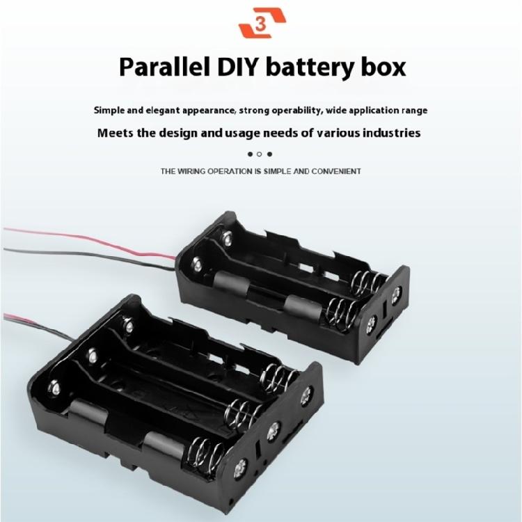 Heavy Duty 18650 Battery Holder Charging Case Featuring 1-4Cell Capacity & AntiOverheat Design For Maximums Safety
