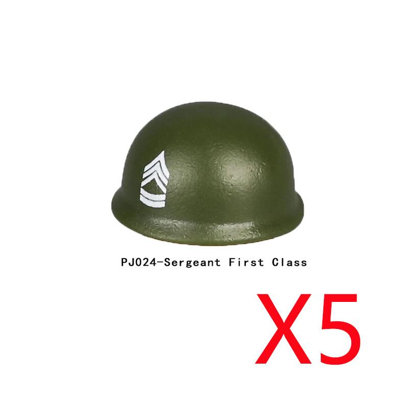 Military Figure MOC Building Block Accessories Vest Equipment Soviet American Soldier Helmet Hat Kit Mini Brick Toy Gift K48