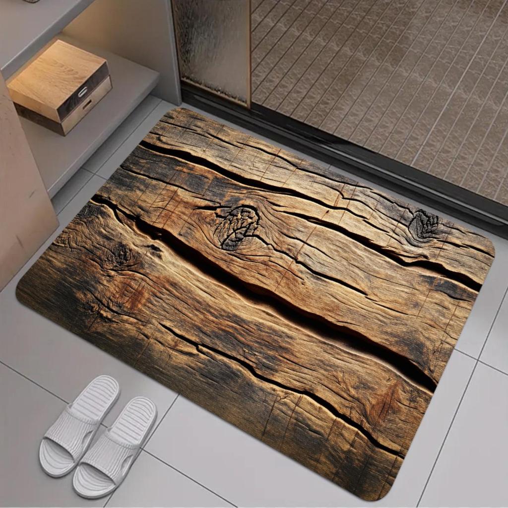 Tappetino per Pavimento Antiscivolo e Assorbente in Fango Diatomaceo e Marmo, Stile Nordico, per Bagno