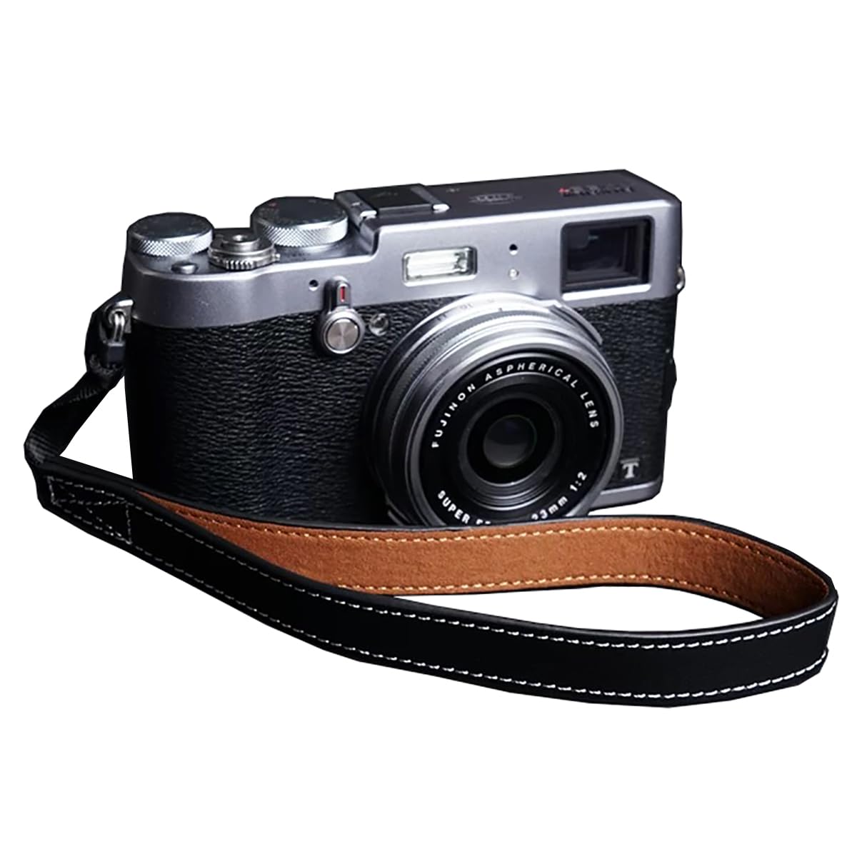 

Genuine Leather Wrist Simple Leather Hand Wide Type Camera Hand Cowhide Leather for Action SLR Cameras [Mei \ Ethan] Strap, Strap, Strap, (Black-A)