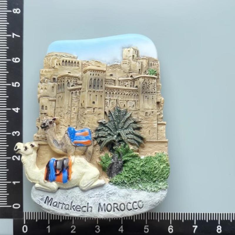 Marokko Casablanca Reise Kühlschrankmagnete Marokko Tourismus Souvenirs Kühlschrankaufkleber Hochzeitsgeschenke Heimdekoration Handwerk