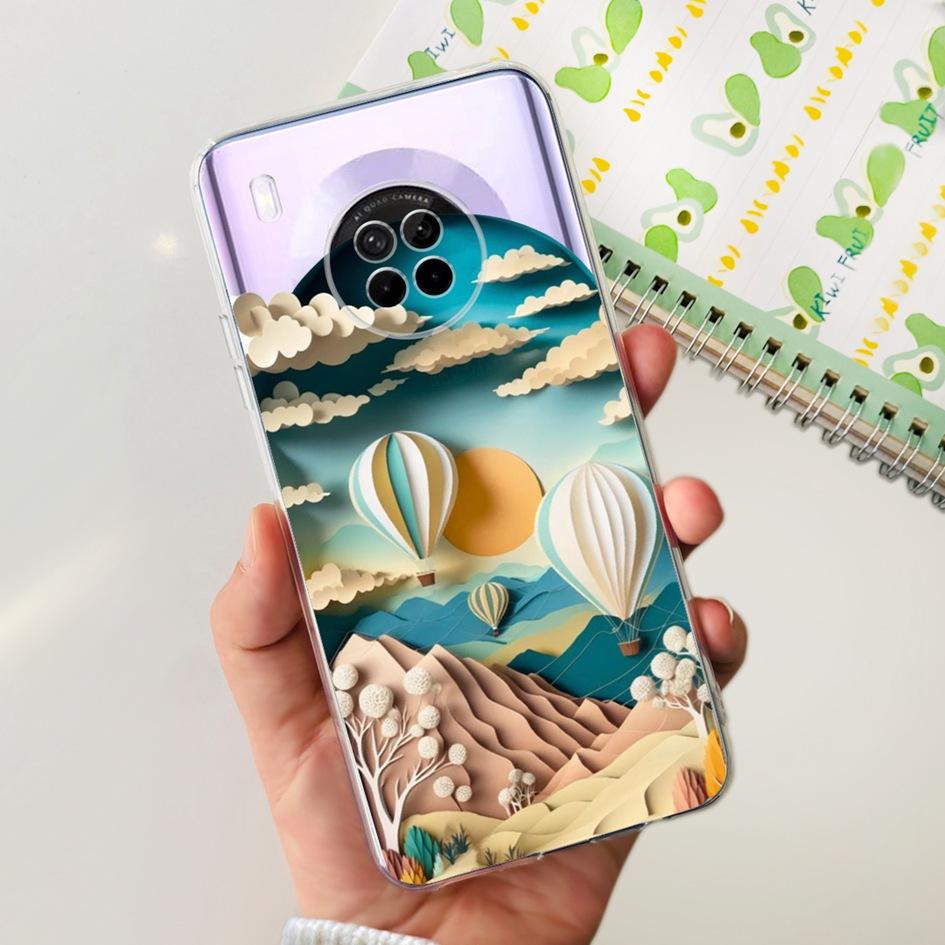 For Huawei Y9a Case Cover For Huawei FRL-22 FRL-23 FRL-L22 FRL-L23 Nova Y9a Phone Case Soft Silicone Clear Protection Funda Capa