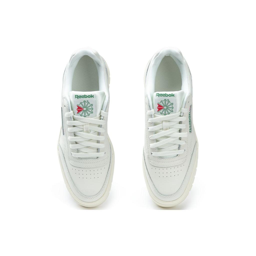 Reebok Club C Megacourt Comfortable Versatile Thick Sole Sneakers Unisex Sneakers White 100221376