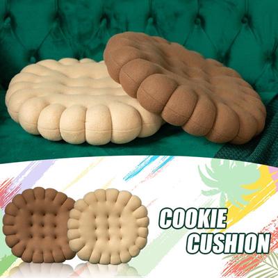 Cute And Interesting Floor Round Biscuit Seat Cushion Chair Pad Soft Comfortable Meditation Cushion For Home Decoration