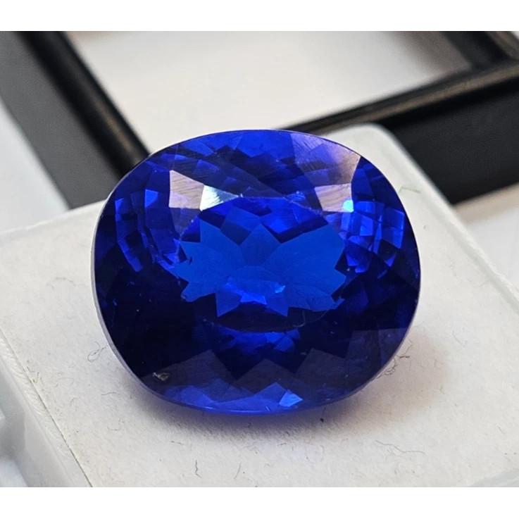 18-19 Ct Natural Blue Sapphire Oval Cut Fabulous Certified Loose Gemstone