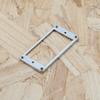 Electric Guitar Pickup Bottom Frame Metal Pick Up Mounting Decoration Ring Flat Bottom Humbucker Pickup Mounting Ring
