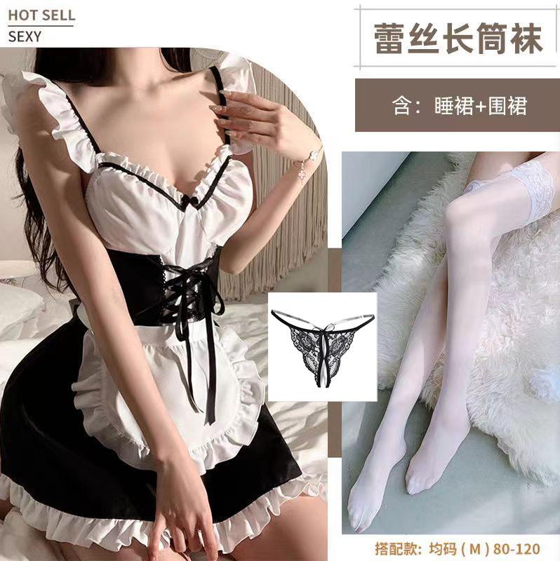 Sexy Maid Dress Underwear Cute Campus Desire Maid Uniform Sleeping Clothes Bed Hot Suit Selected Goods
